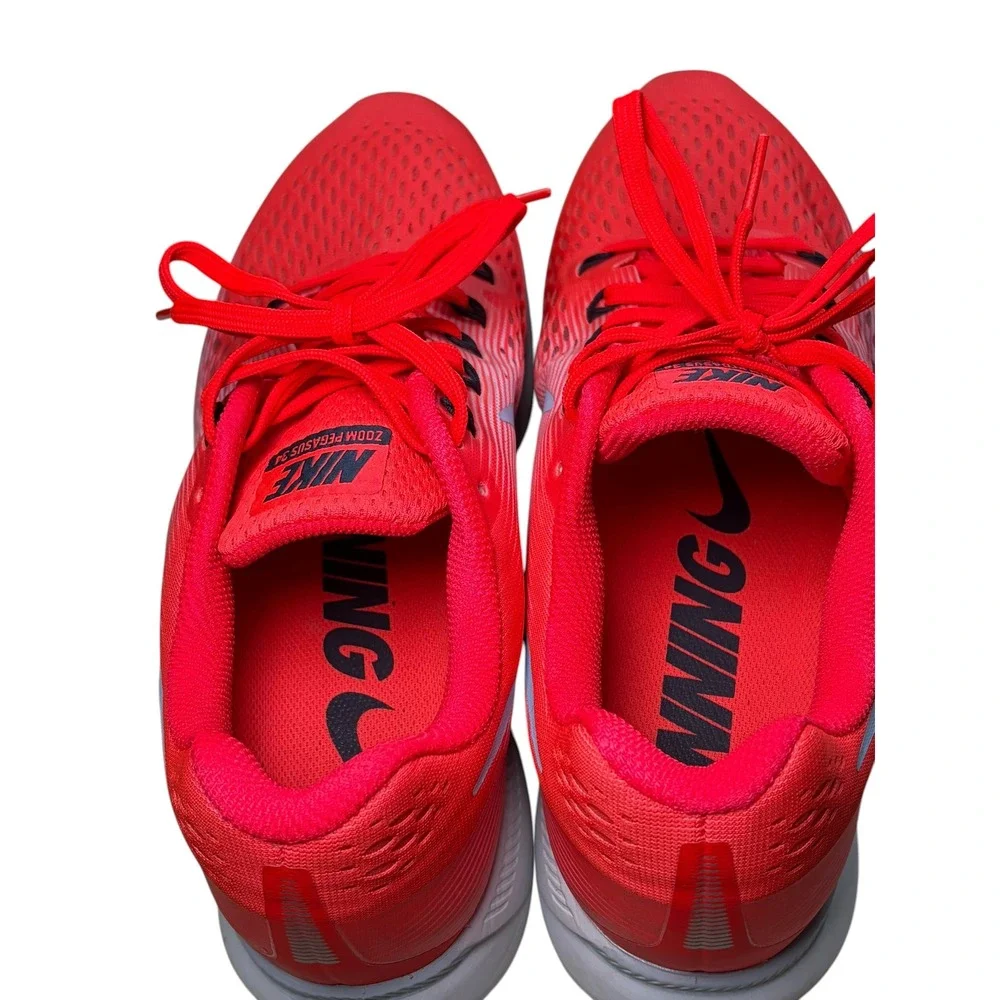 Nike Air Zoom Pegasus 34 Mens Running Shoes Bright Crimson 880555-604 Size 11